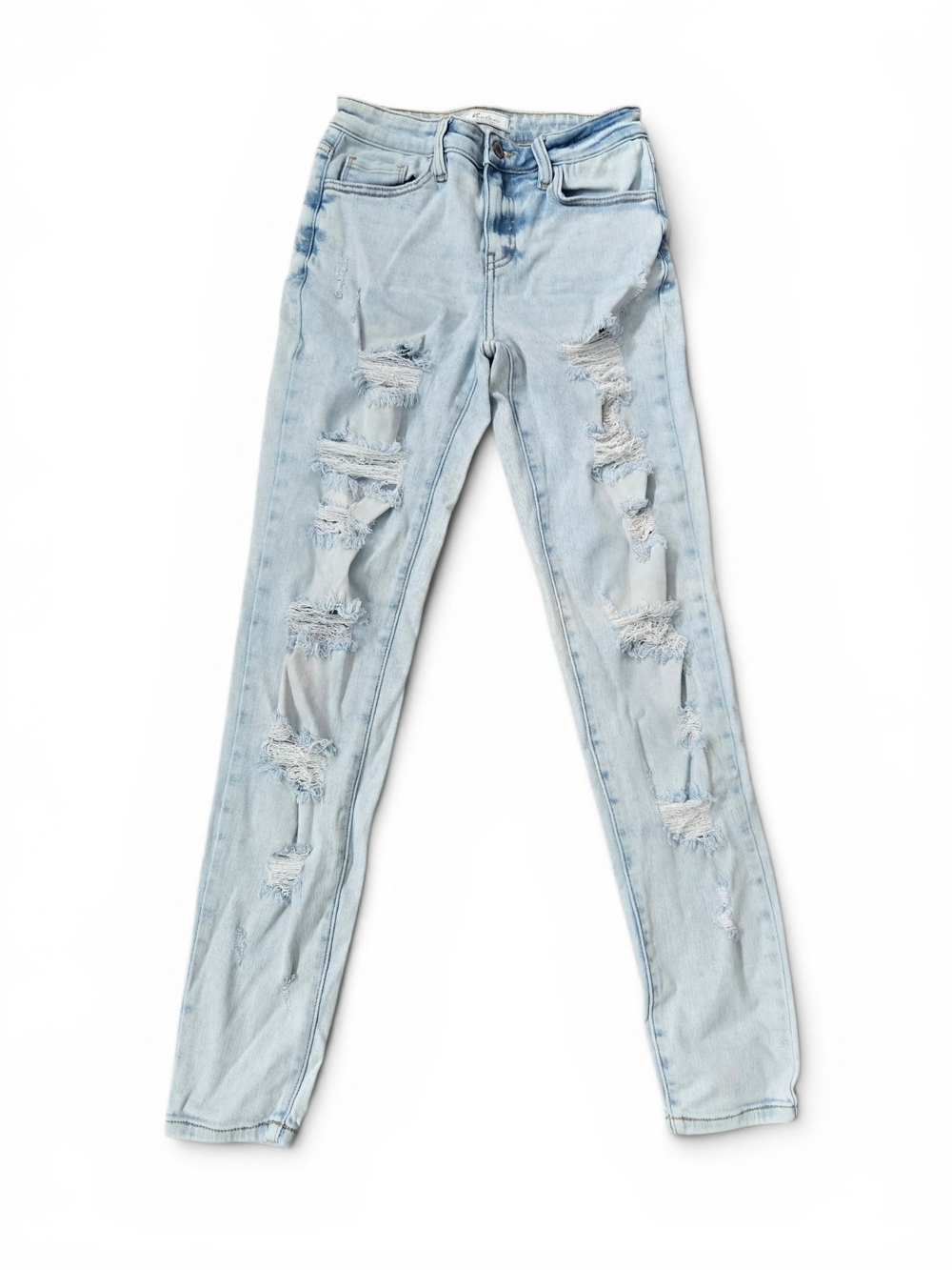 KanCan Signature Distressed Mid-Rise Skinny Jeans